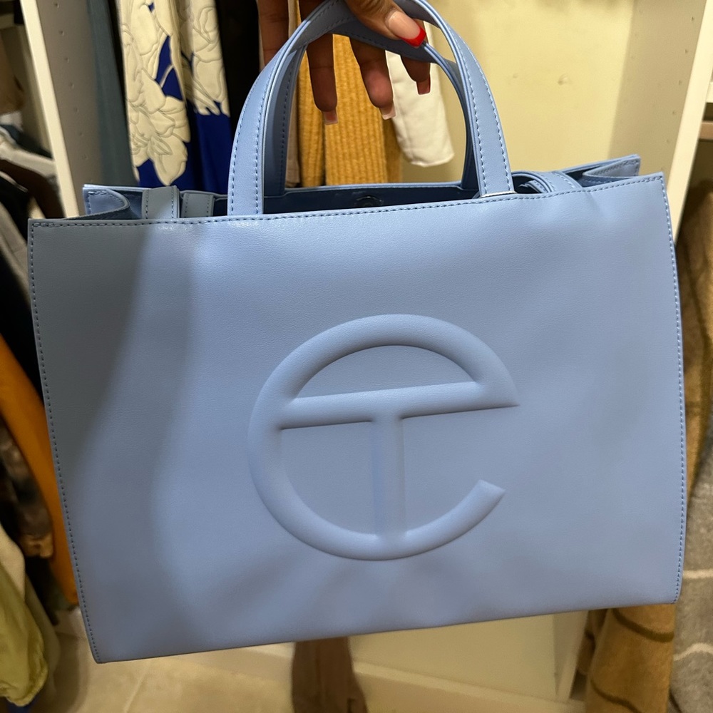 Brand New Telfar Medium Tote Cerulean Blue 💙👜